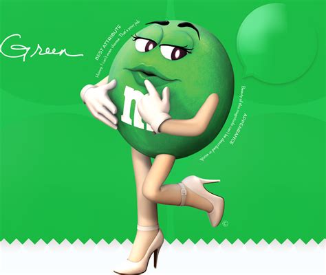 green m&m pussy|Green (M&MS)